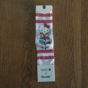 Stance Women’s Sanrio Hello Kitty “Full Bloom” print socks. NWT